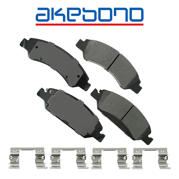Akebono Brake Pad Front GMC/Chevy Sierra/Silverado 1500 14-18 (Pair)