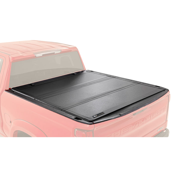 Exceed Hard Tri Fold Bed Cover |6'5" Bed Ford F-150 21+ (Kit)