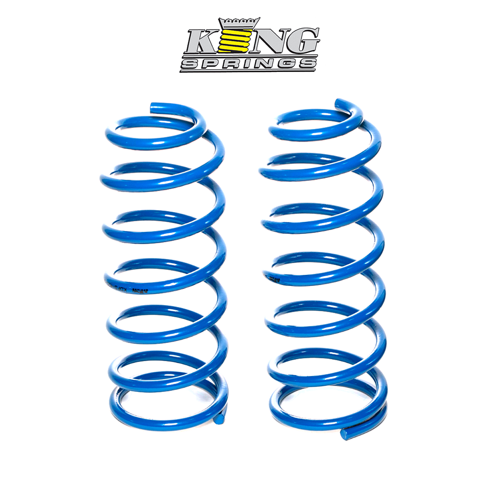 King Springs Blue Rear 2 Inch Raised Comfort Toyota FJ (Pair)