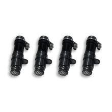 Exceed Tyre Valve Fast Deflate & Inflate Short Set of 4 Black