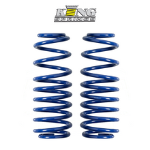 King Springs Blue Rear 1 Inch Raised Comfort Toyota LC200 (Pair)