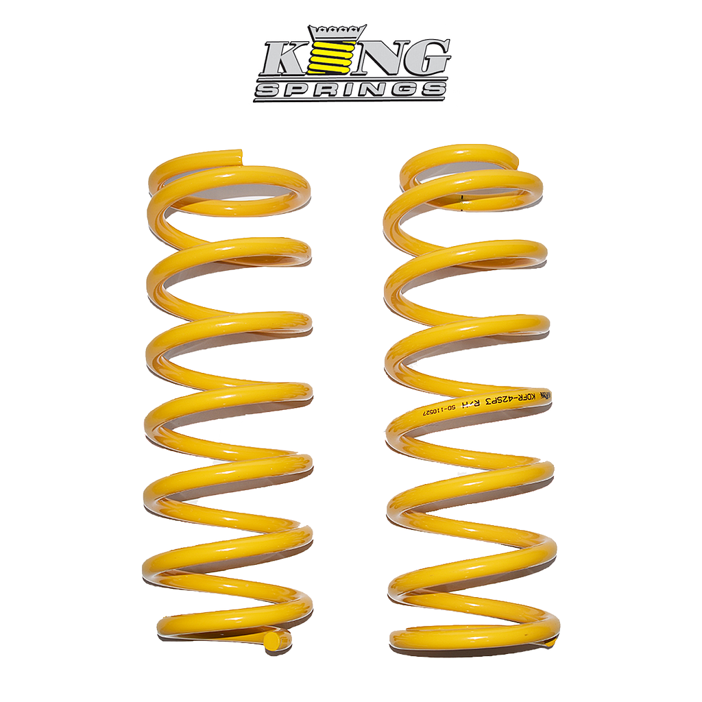 King Springs Yellow Front 2 Inch Raised Load Nissan Patrol Y61/Y60 4 Doors (Pair)