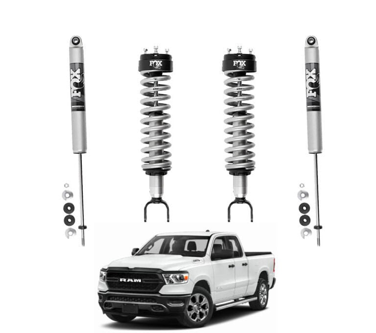 FOX | 0-2″ FRONT & 0-2″ REAR 2.0 PERFORMANCE SHOCKS KIT | RAM 1500 DT 4WD 2019+
