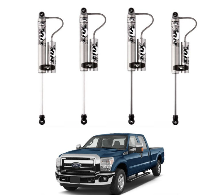 FOX | 0-1.5″ FRONT & 0-1″ REAR 2.0 PERFORMANCE RESI SHOCKS KIT | F250/F350 4WD 2005-2016