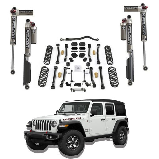 TERAFLEX | 2.5″ LIFT KIT & ARMS SP2 2-4.5" FALCON SHOCKS | JL 4DR 2018+