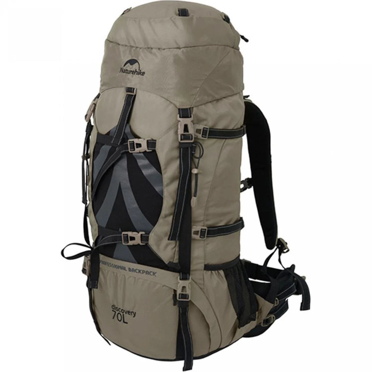 Naturehike 70L Backpacks - Brown