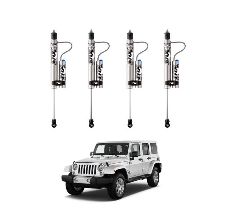 FOX | 1.5-3.5″ FRONT & 1.5-3.5″ REAR 2.0 PERFORMANCE RESI ADJUSTABLE SHOCKS KIT | JK 2DR/4DR 4WD 2007-2017