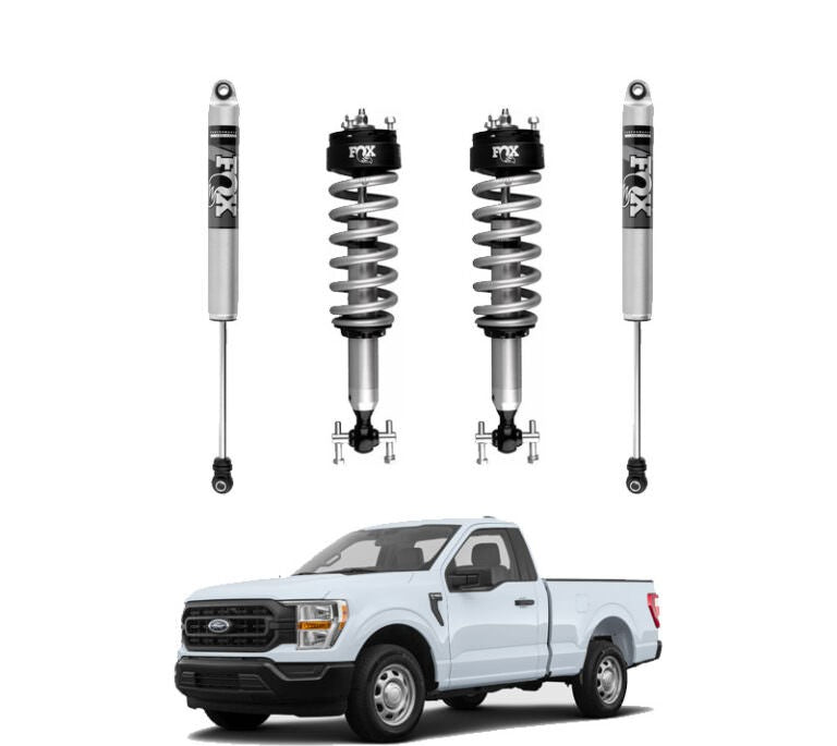 FOX | 0-2.5″ FRONT & 0-1″ REAR 2.0 PERFORMANCE SHOCKS KIT | F150 2WD 2021+