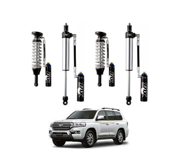 FOX | 0-2″ FRONT & 0-1.5″ REAR 2.5 FACTORY RESI ADJUSTABLE SHOCKS KIT | LC200 4WD 2008-2021