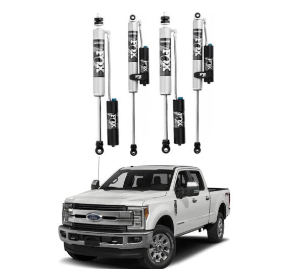 FOX | 0-1.5″ FRONT & 0-1″ REAR 2.0 PERFORMANCE RESI ADJUSTABLE SHOCKS KIT | F250/F350 4WD 2017+
