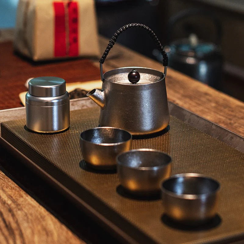 Naturehike Wild wind titanium tea set - Titanium